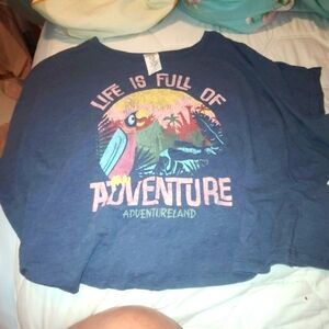 Disney Tiki Room Women's 3X cropped Tee